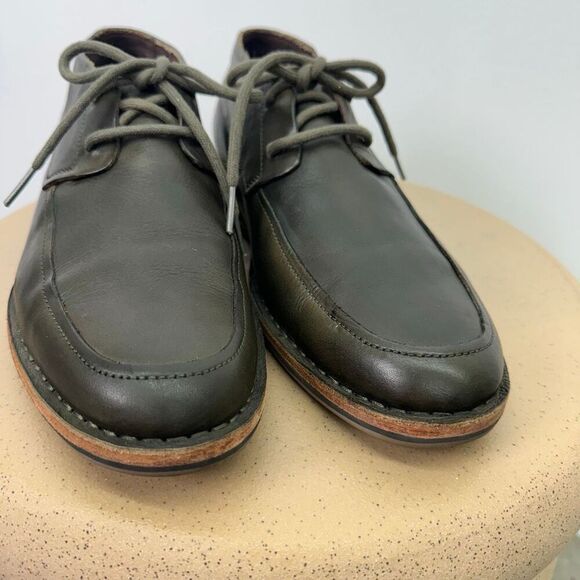 Cole Haan Men’s Oswego II Eye Olive Green Leather Lace Up Chukka Boot main image 9